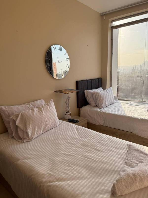 Chambre Double ou Lits Jumeaux avec Vue sur la Montagne
